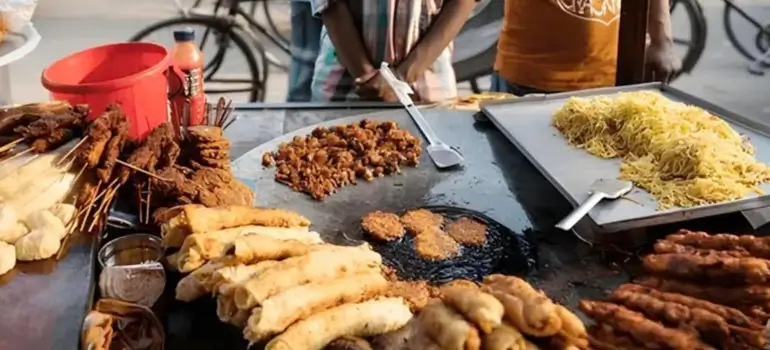 Local snacks and street food